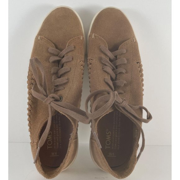Tom's Lennox Suede Sneaker Toffee Brown - Picture 4 of 9